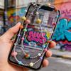 Colorful Irregular Beaded Phone Lanyard With Pvc Chain For Casual Use