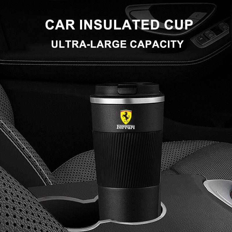 Emblemă Mașină F1 Ferrari Cană Termos din Oțel Inoxidabil Cană Apă Cafea Pentru Ferrari Roma 488 Portofino F8 Roma Spider SF90 Superfast