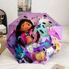 Colorful Friends Dollhouse Umbrella 8-Frame for Travel, Camping, Casual Lightweight Portable Umbrella, Essential for Every Family Holidays Gift