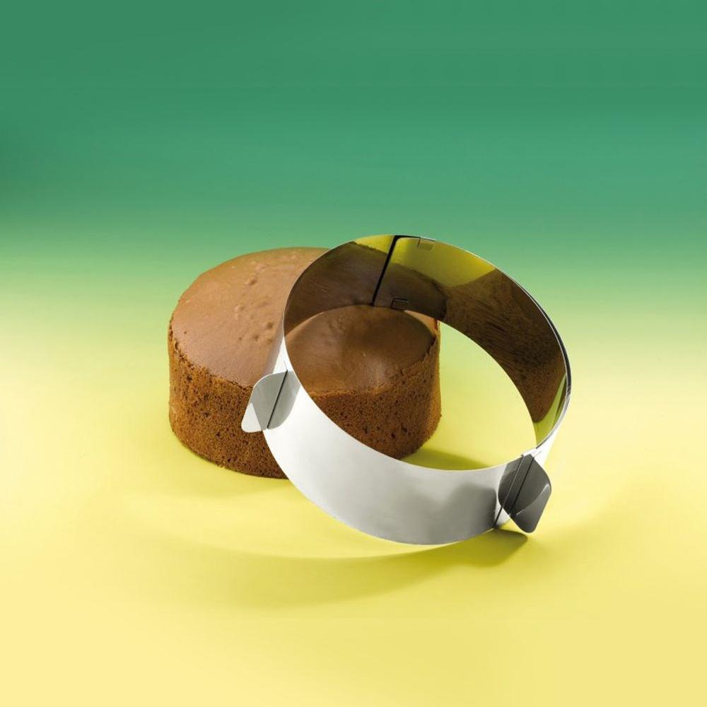 Adjustable steel baking pan 15.5-29.5 cm