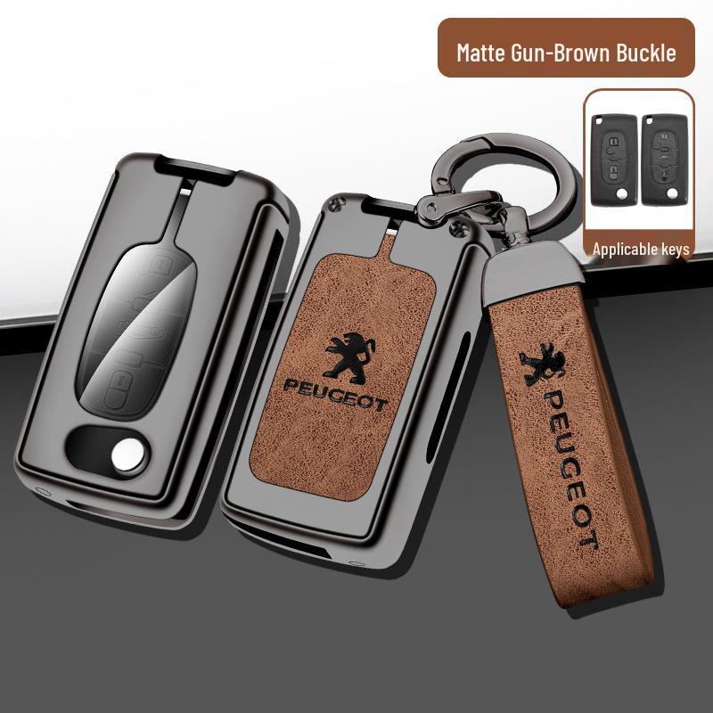 Peugeot & Citroen 207/307/3008/408/RCZ Dedicated Key Cover with Logo
