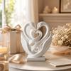 Home Decoration Swan Ornaments 3D Printed Swan Statue Ideal Gift Hollow Heart Models  Bedroom