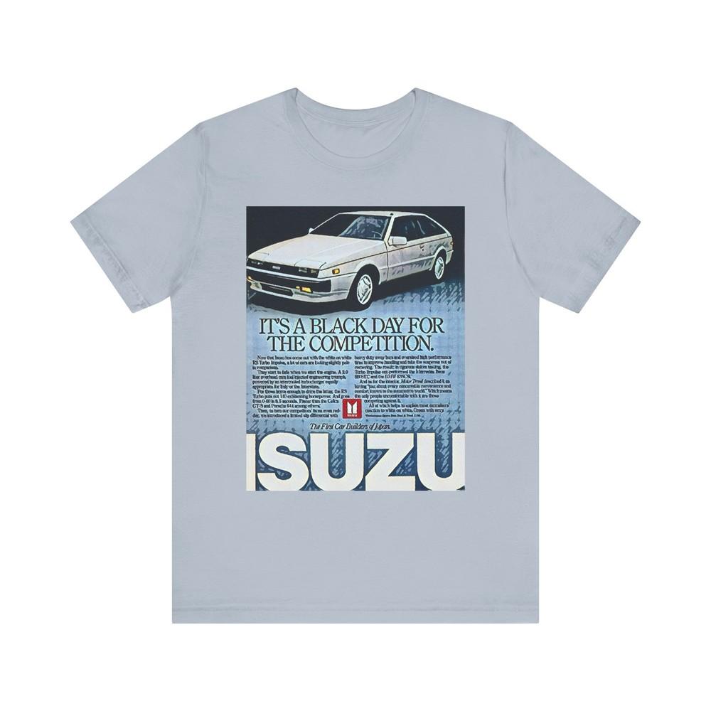 

Isuzu JDM Graphic Print Tee Shirt Short Sleeve Retro Car Art Crewneck Gift 2XL