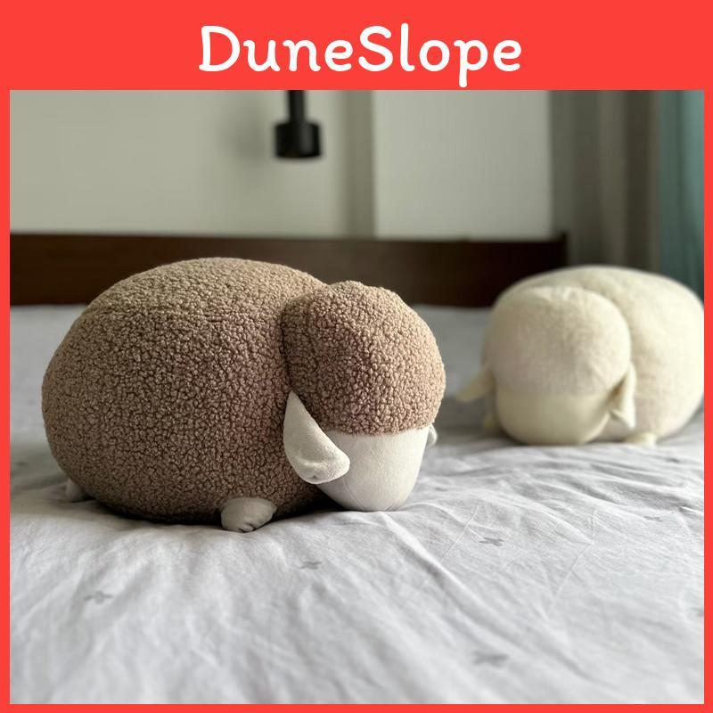 Cute Cartoon White And Brown Sheep Plush Doll Pillows For Home Decor And Gift Ideas
