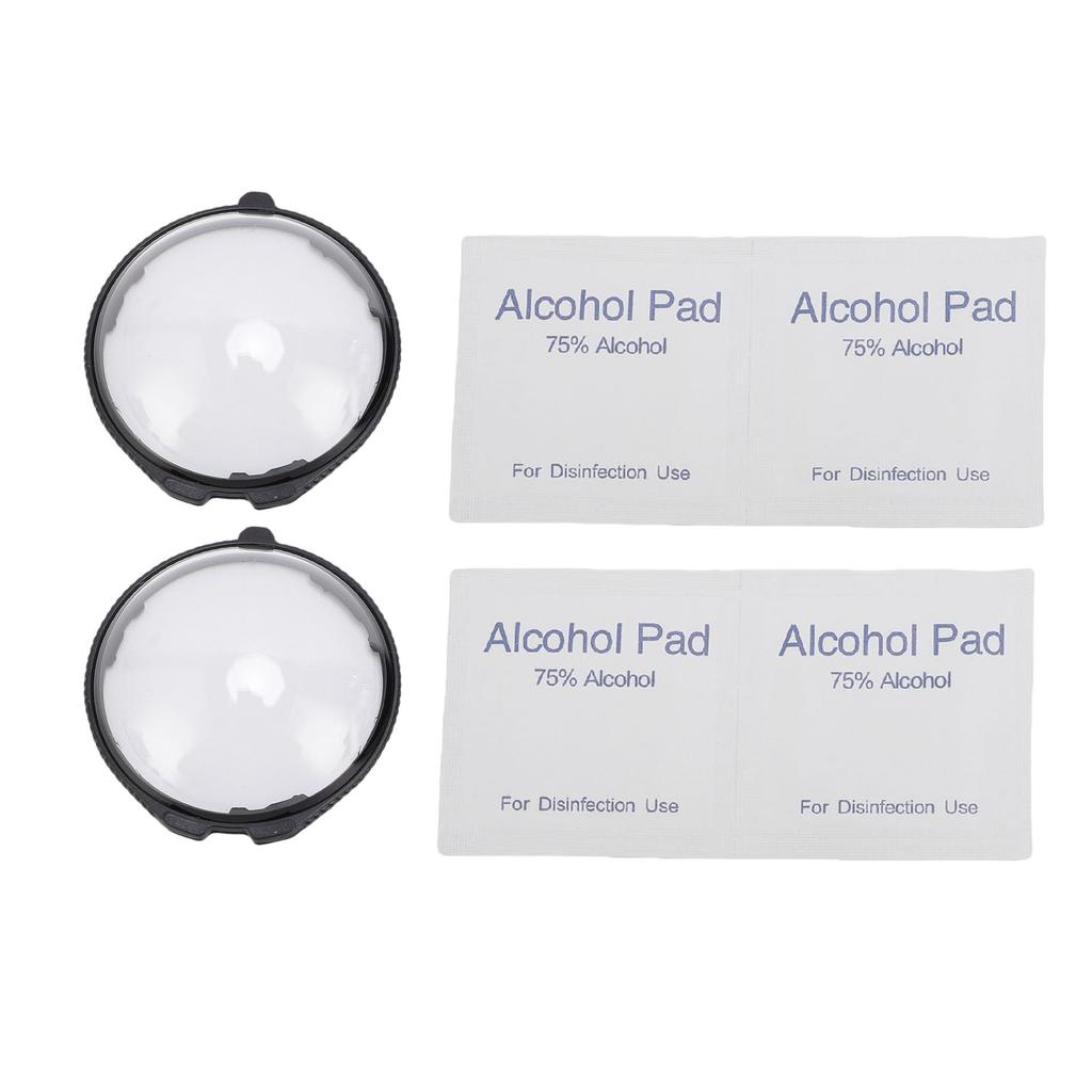 2 Pcs Lens Guard Suitable for Insta360 X5 Action Camera 9H Hardness High Transparency Panoramic Lens Protector