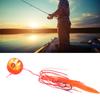 Tungsten Steel Boat Fishing Iron Plate Luminous Beard Sea Fishing Hard Lure Bait with HookA Type Red