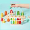 Wooden Childrens Educational Toy With Color And Expression Matching For Early Learning