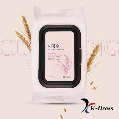 Chusteczki oczyszczające Rice Water Bright 50 arkuszy