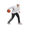Adidas Basketball FW24 Comfortable Soft Versatile Striped Retro Sports Long Pants Knitted Men Bottoms Black JL7584