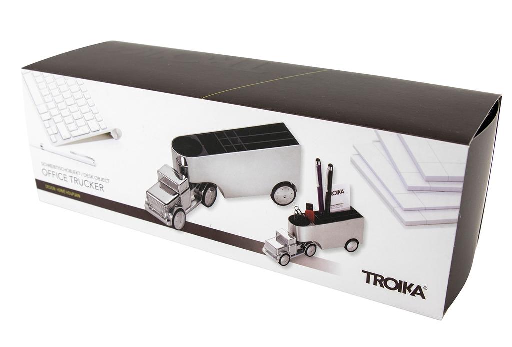 TROIKA Trailer-Style Paperweight Office Tracker