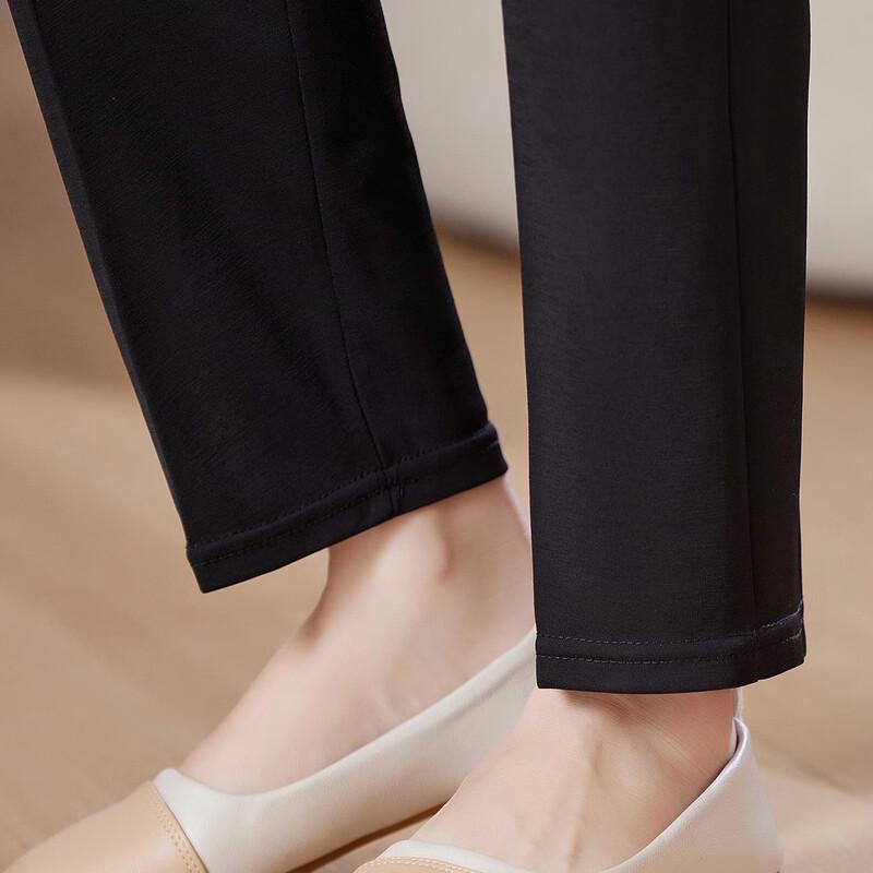 Pasite Women's Summer Elastic Waist Cropped Pants