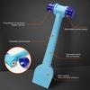 Double Face Tap Rubber Hammer Multifunctional Glazing Window Beads Hammer with Crowbars Rubber Mallets Hammer Hand Tool