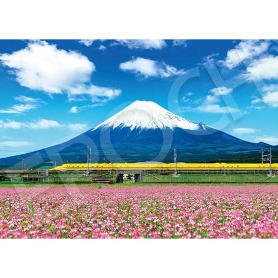 EPOCH 500-piece jigsaw puzzle Japanese scenery Doctor Yellow Mount Fuji - Shizuoka (3853cm) 06-401s adhesive spatula score ticket included