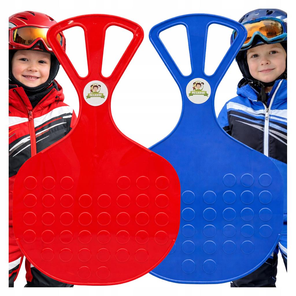 TWO pieces of APPLE SLIDE SET for sliding XXL 58 cm SLED FOR SNOW