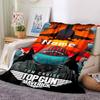 Customiz Name Personality Top Gun Maverick Blanket Soft &Warm Sofa Office Bed Travel Lunch Break Blanket, Gift Suitable All Seasons