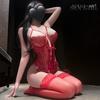 Yiyue Sexy Lingerie Sexy Lace Seduction Onesie Women's Steel Rim Gather Straps Flirt Pajamas Uniform 1111