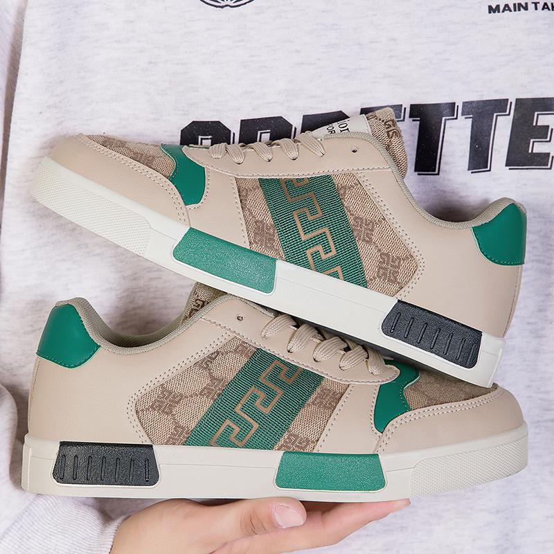 Men's Shoes New Trend Board Shoes Leather Retro Senior Sense of Fashion Shoes Every Day To Wear Street Casual Shoes