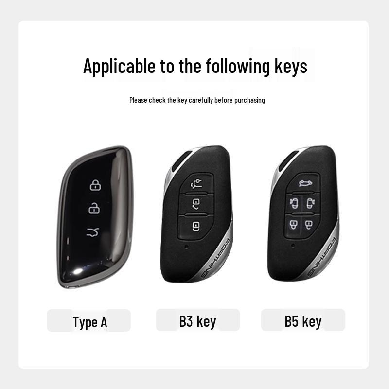 Xinghai S7 Key Case for Dongfeng Fengxing 2024: Light, Joyful, & Luxurious Metal Key Fob Shell