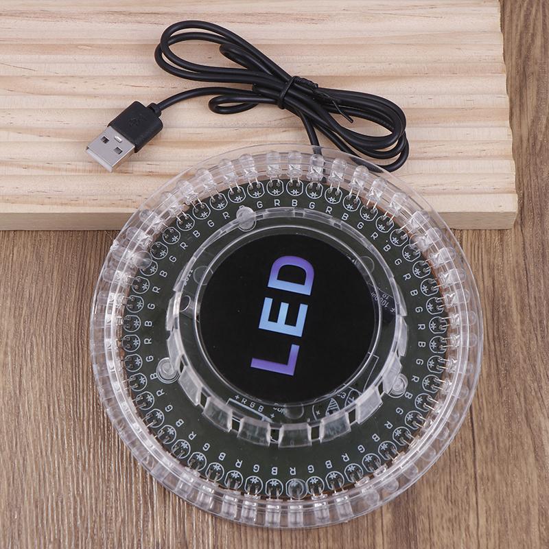 Aktywowana dźwiękiem obrotowa lampa dyskotekowa USB RGB LED Kula Imprezowa KTV Bar Lampy sceniczne Łatwa instalacja Wykwintny efekt sceniczny