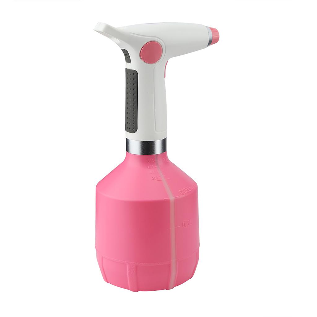 USB Wiederaufladbare Elektrische Sprühflasche Bewässerungswerkzeug für Blume Pflanze (Rosa)