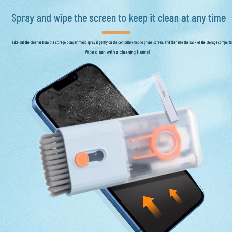 Multifunktionaler Reinigungsstift für Tastatur & Kopfhörer: Tiefenreinigung für Bildschirme & Geräte