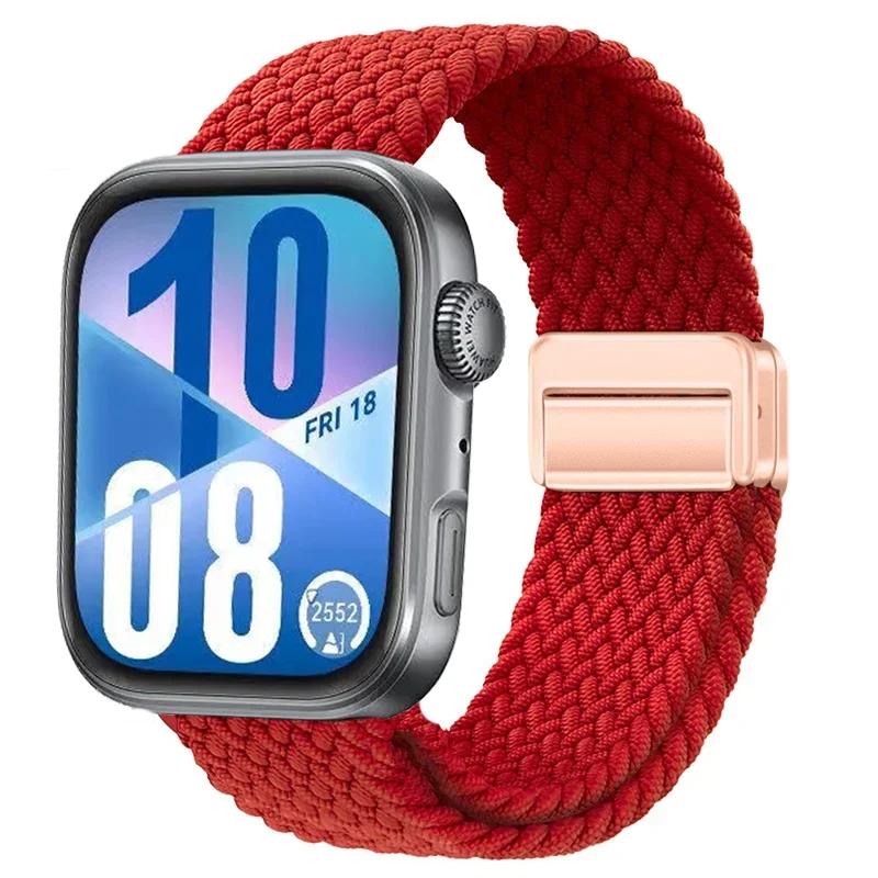Magnetic Braided Strap for Huawei Watch Fit 4 Pro 3 Nylon Loop Correa Sports Bracelet for Huawei Fit3 Fit4 4Pro Band Accessories