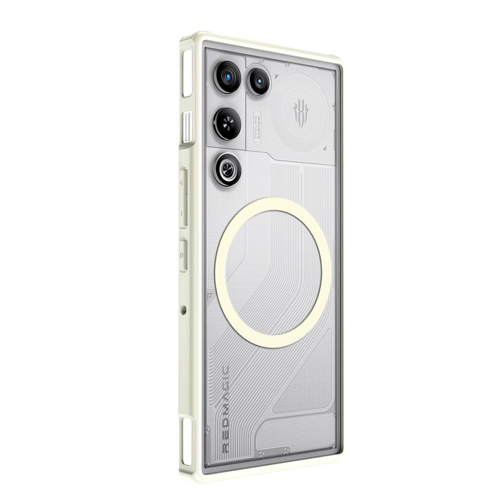 For ZTE Nubia Red Magic 11 Air Case Magnetic Translucent Matte Hard PC Shockproof Semitransparent Back Cover for RedMagic 11 Air