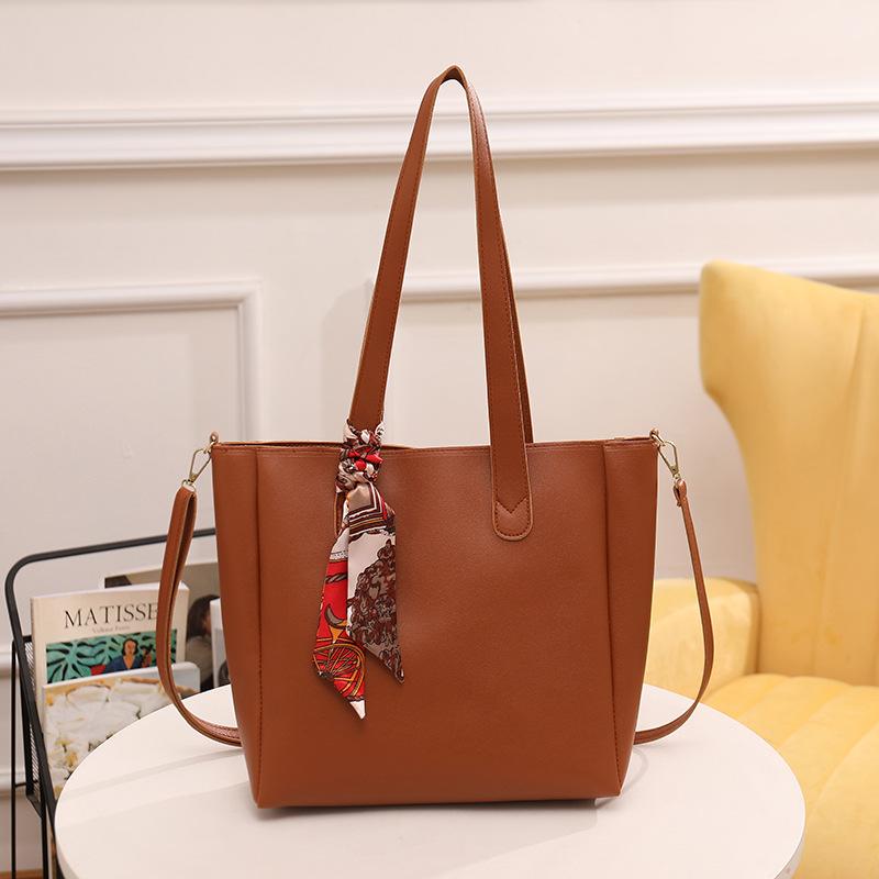 New leather tote bag creative and practical women's tote bag trendy fashion large capacity shopping bag