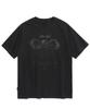 IFYOUWANT Distorted Pigment Tee Smoke Black