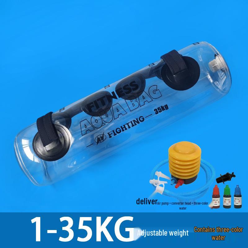 Bärbar Uppblåsbar Vattenviktspåse för Styrke- och Balansträning