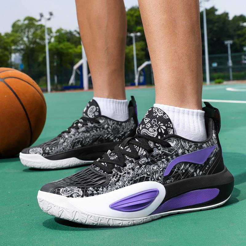 Large size men's sneakers 2025 new mesh breathable basketball sneakers sports students ultra-light shock-absorbing running shoes 2025
