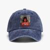 Devil And angel Stripes Washed denim Baseball Cap Fashion Distressed Retro Outdoor Adult Hunting hat