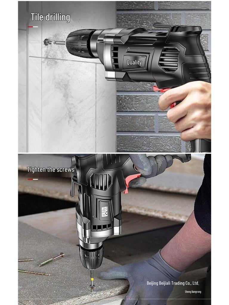 High-Power 220V Multifunctional Electric Drill & Screwdriver