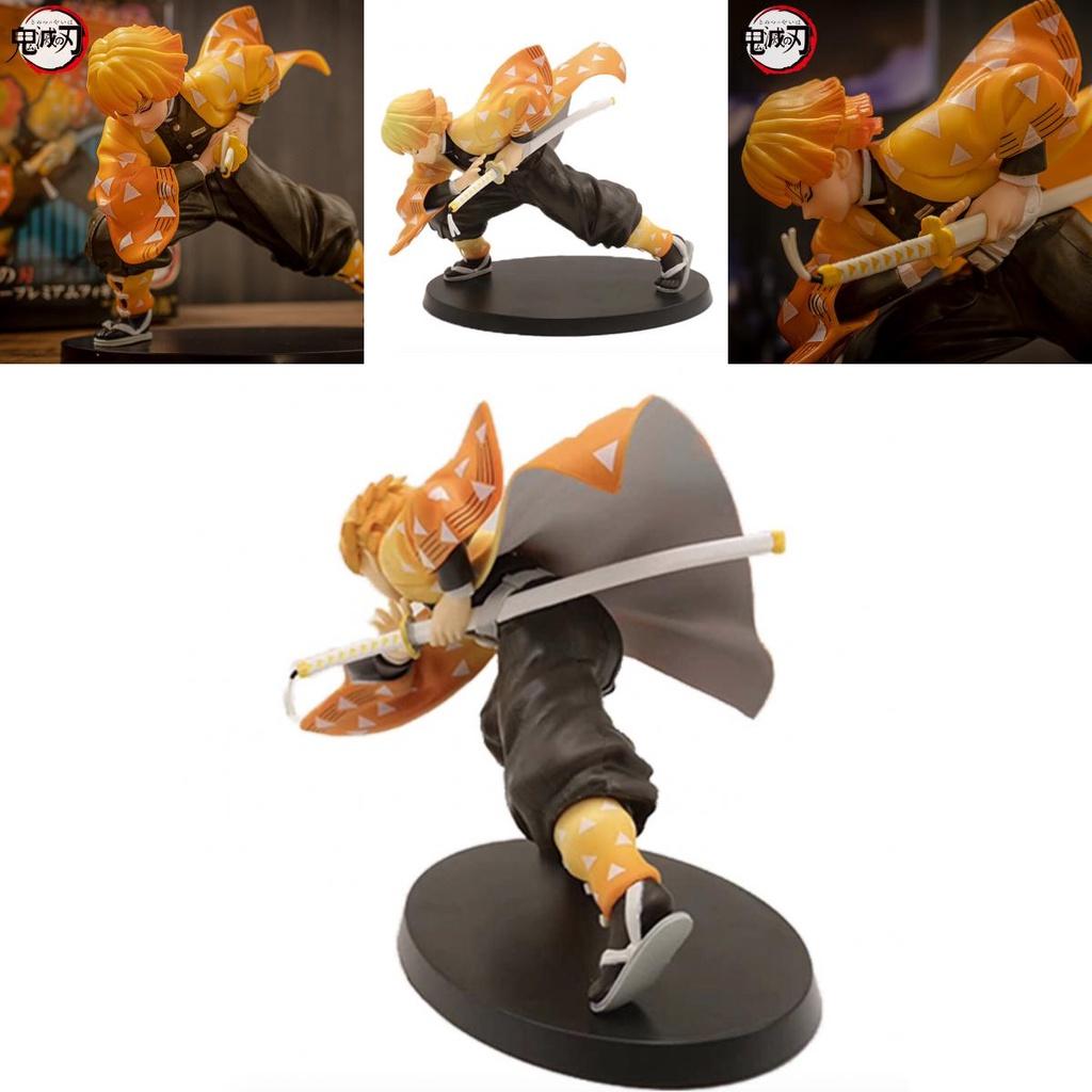 Lebensechte Dämonentöter Agatsuma Zenitsu Figur Spielzeug Für Sammlung Und Geschenke