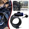 Motorcycle Lock Bicycle Fixed Portable Anti-theft Steel Wire Chain Ring Lock
