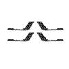 4Pcs Carbon Fiber Interior Door Handle Inner Cover Trim For Toyota Highlander