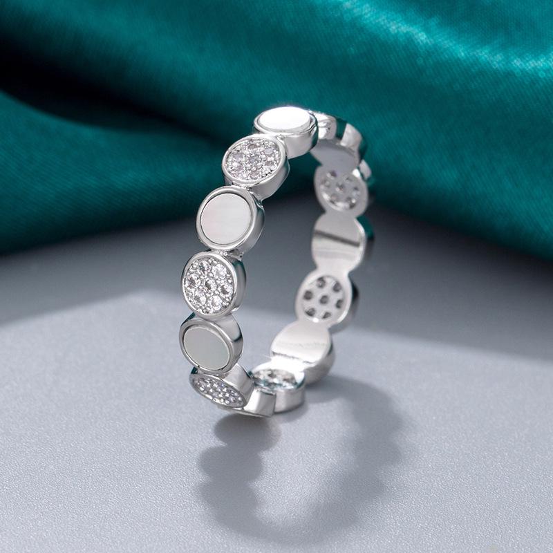 

Кольцо Сердце из серебра 925 пробы с покрытием и радужной раковиной Size 6