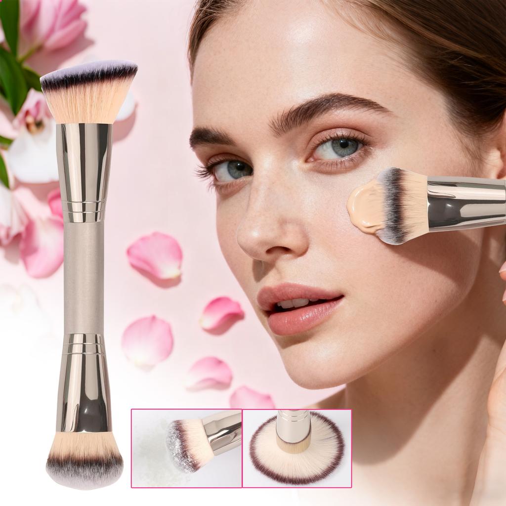 Double-headed Makeup Brush, Big Head Foundation, Concealer Brush, Brush, Contouring Brush
