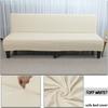Washable Striped Jacquard Armless Folding Futon Sofa Bed Cover Sofa Slipcover Home Furniture Protector