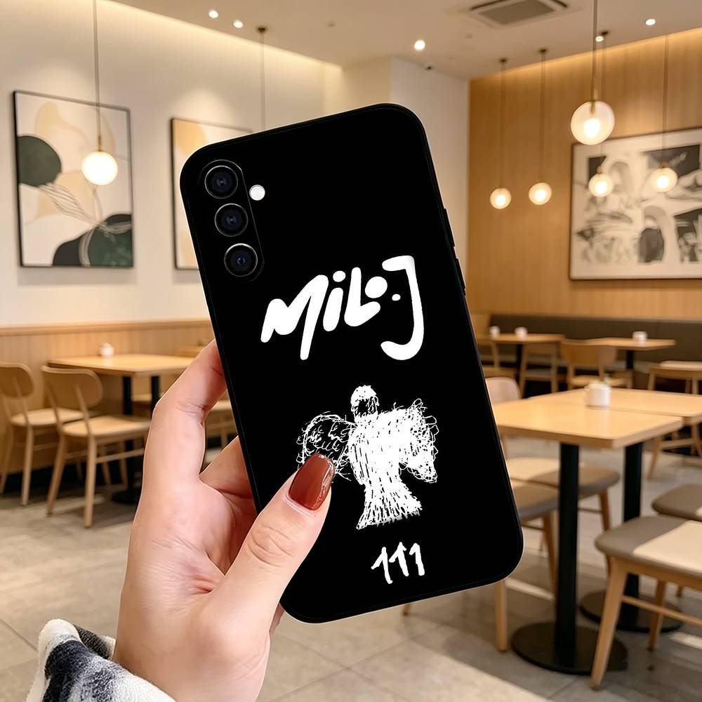 Rapper Singer Milo J 111  Phone Case For Samsung Galaxy A73,A72,A71,A70,A53,A52,A51,Others Soft Black Cover