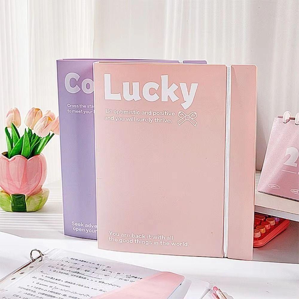 A4 Exam Paper Storage Bag Transparent File Bag A4 Loose Leaf File Folder School Stationery