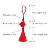New5/10Pcs 5cm Small Chinese Knot Silk Tassel Pendant Sewing Curtain Charms Tassels DIY Crafts Gift Jewelry Making Decor Tassel