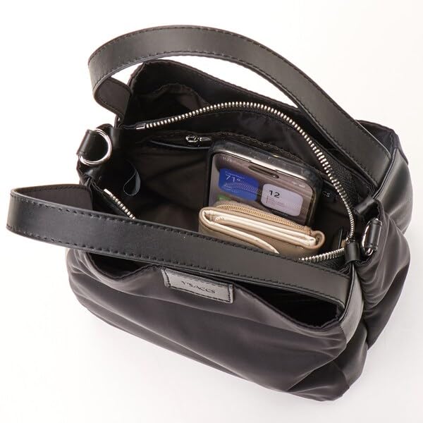 Isaac Square Tote Bag, SS Size, Black (10)