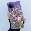 For Vivo V40 Case Vivo V40 Pro V40e Phone Case Vivo iQOO Z9S 5G Fashion Simplicity Flower Shockproof Shell Protection Back Cover