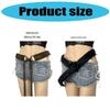Stylish Waist Belt with Plush Furry Accent for Women Girls Adjustable Length Waistband Fashionable Waist Accessory