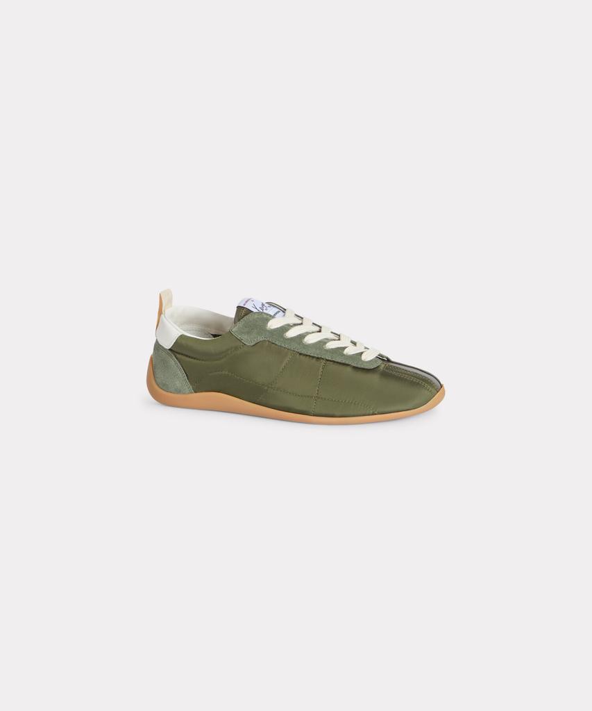 Kenzo Women'S 26Ss Kenzo Striker Khaki Low-Top Flat Sneakers_K265Ais102Ka4