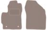 Beige Front Floor Mats For: Toyota Corolla E14 / E15 Sedan (2007-2012)