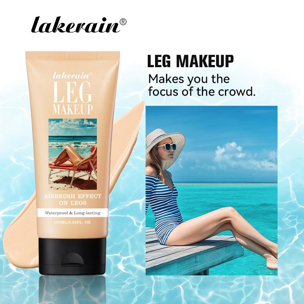 Lakerain 100 ml Långvarig Mörkbrun Benmakeup & Concealer Solbränningslotion
