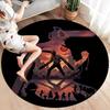 Chainsaw Man Round Area Rug Carpet Rug For Living Room Bedroom Sofa Playroom Decor Nonslip Floor Mat