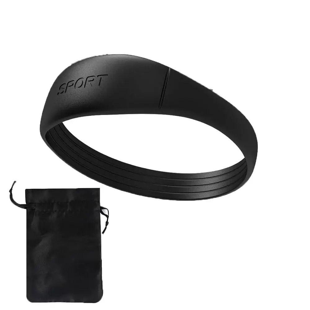 Silicone Patella Tendon Knee Straps Protection Knee Sports Knee Brace Patella Protect Band Running чёрный